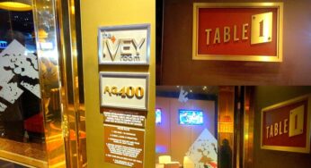 Aria의 ‘The Ivey Room’이 공식적으로 ‘Table 1’로 변경