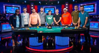 2019 WSOP 메인 이벤트 파이널 테이블 확정